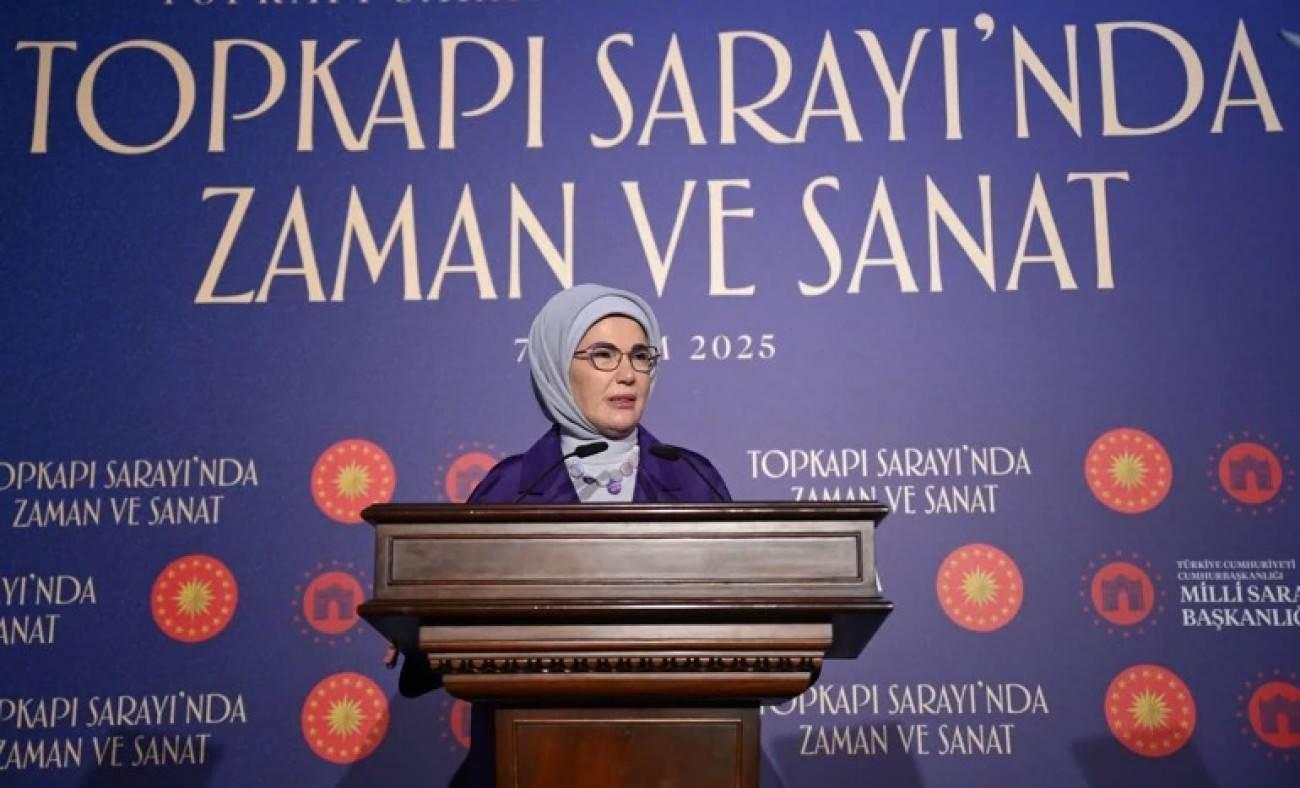 Emine Erdoğan'dan Topkapı Sarayı Saat Müzesi'nin açılışıyla ilgili paylaşım