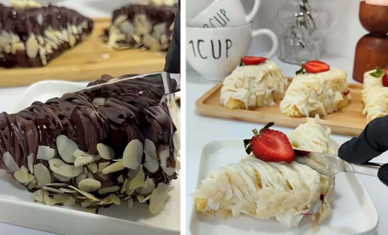 Porsiyonluk çikolata dolgulu kek tarifi ile her lokmada lezzet patlaması!