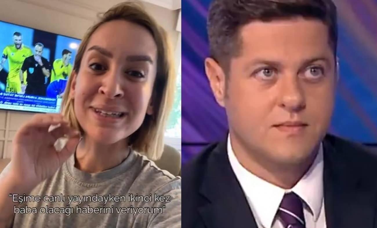 Canlı yayında 2.kez baba olacağını öğrendi! Spiker Gürler Akgün'ün tepkisi gündem oldu 