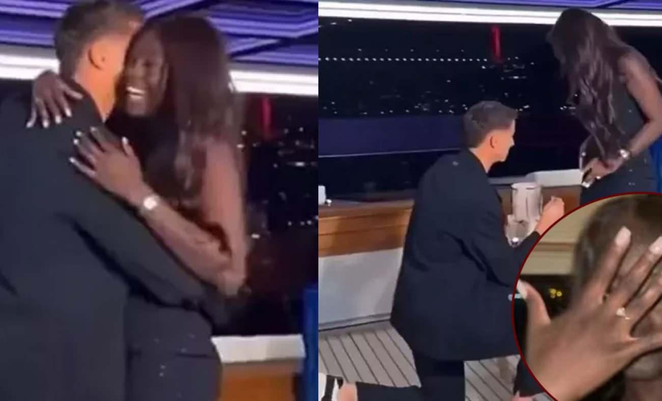 Milli futbolcu Bertuğ Yıldırım Portekizli modele Azer Bülbül eşliğinde evlilik teklifi etti!