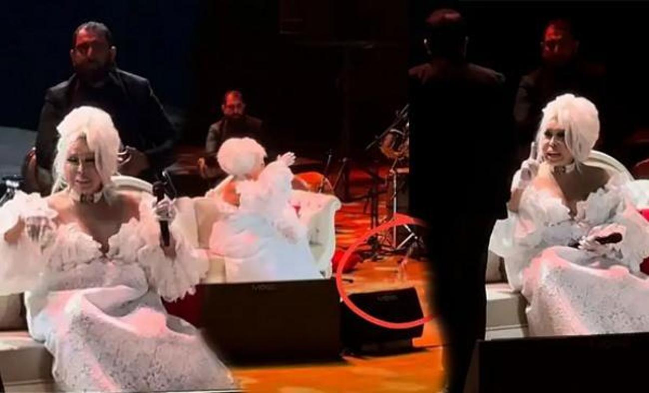 Bülent Ersoy’un Kayseri konserinde gergin anlar! Diva sahneyi birbirine kattı