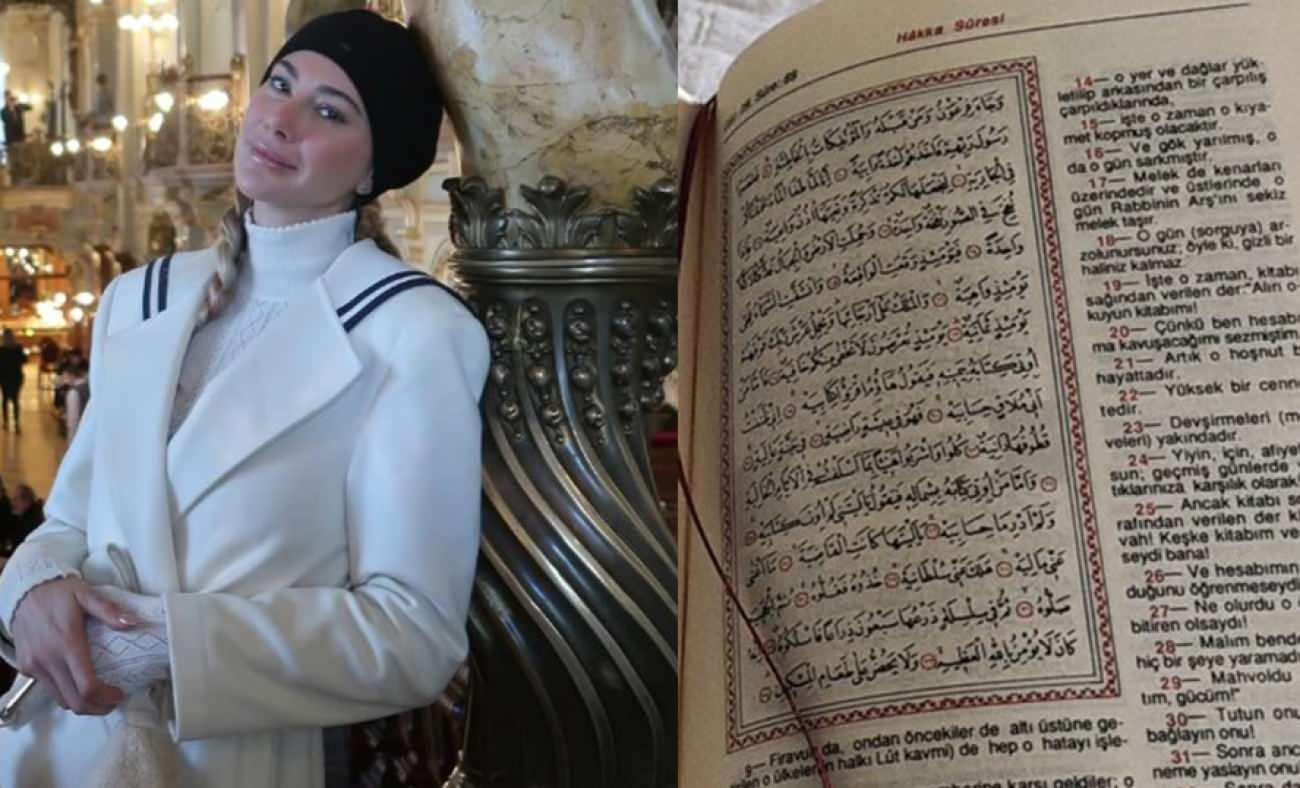Hakkında yakalama kararı olan Şeyma Subaşı'ndan Kur'an-ı Kerim paylaşımı!