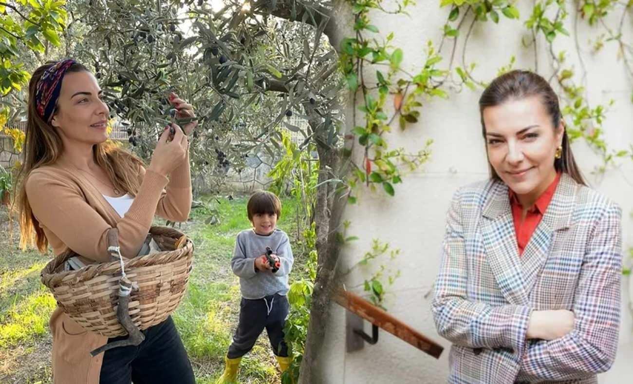 Burcu Kara'nın yeni mesleği g&uuml;ndem oldu! 'Zeytinci olduk'