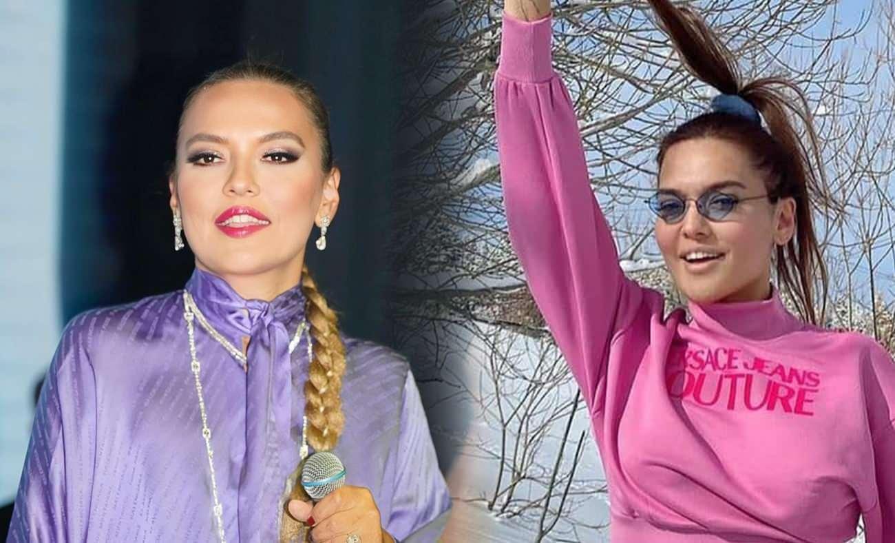 Demet Akalın'ın bah&ccedil;esi kar k&uuml;resine d&ouml;nd&uuml;: Kartpostalları aratmayan g&ouml;r&uuml;nt&uuml;ler ortaya &ccedil;ıktı!