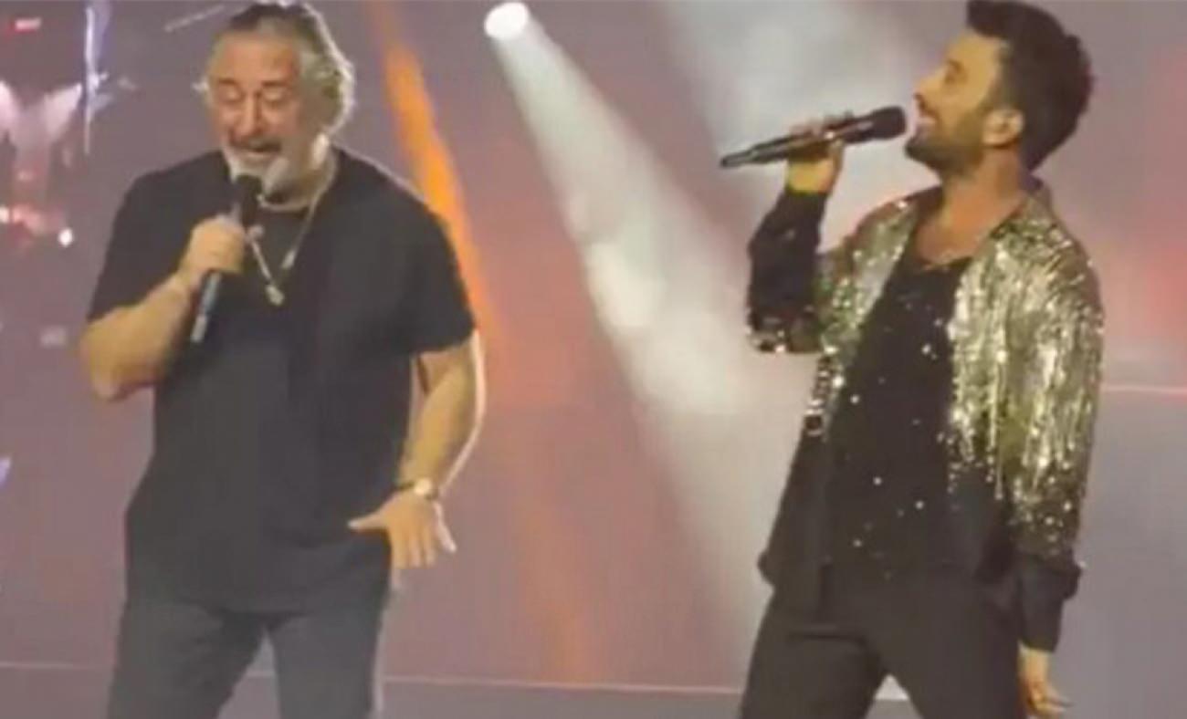 Tarkan konserinde Cem yılmaz s&uuml;rprizi: Bir anda sahneye atladı!