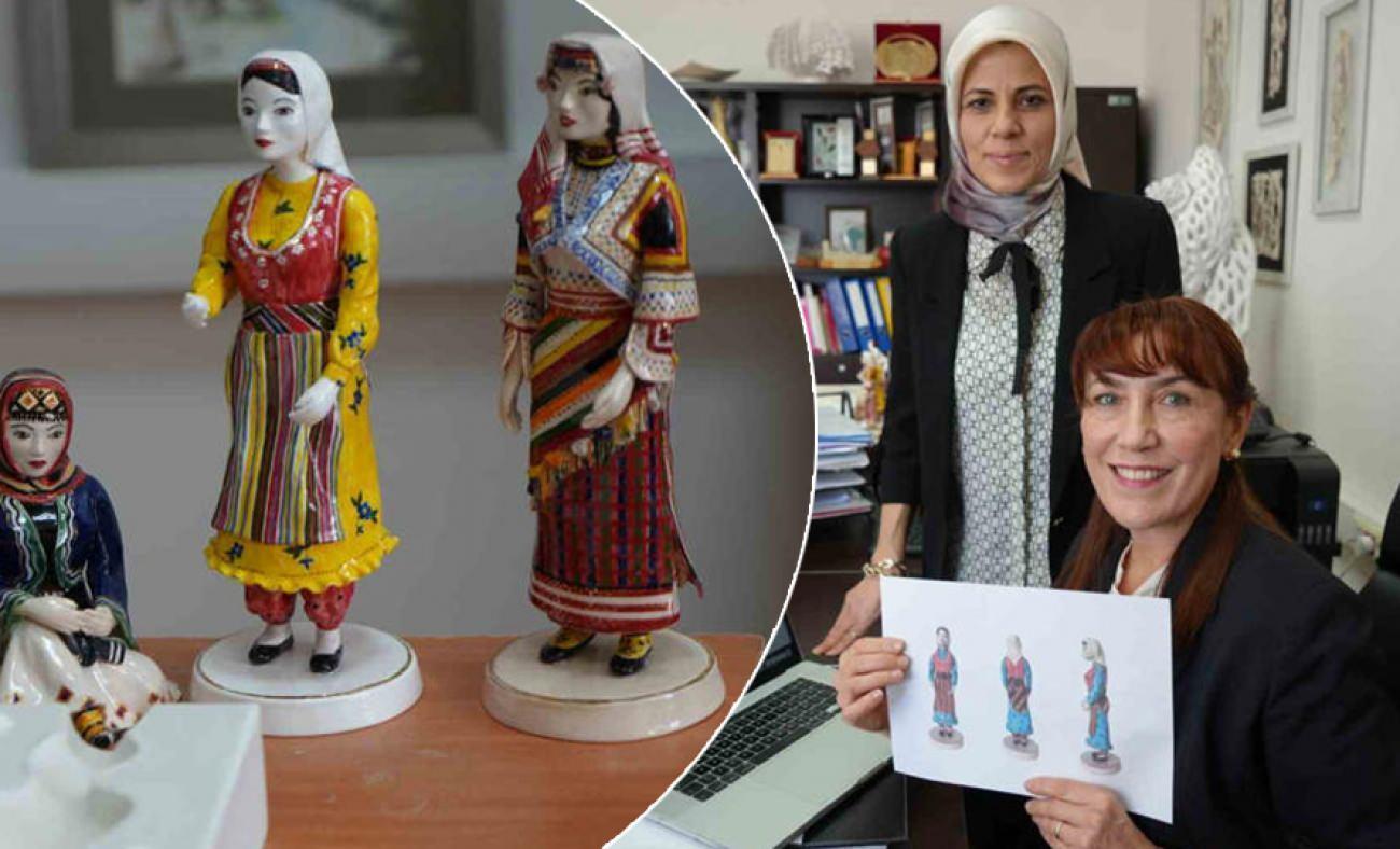 G&ouml;renleri hayran bıraktı: Kastamonu&rsquo;nun y&ouml;resel kıyafetli biblo bebekleri tescillendi!