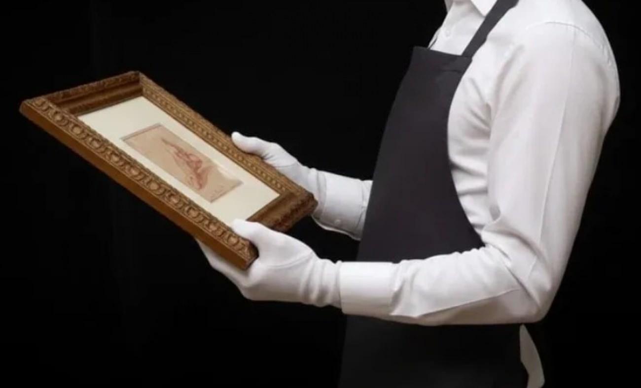 Bug&uuml;ne kadar satılan en pahalı eseri oldu! Ayak tasviri tablosu rekor kırdı