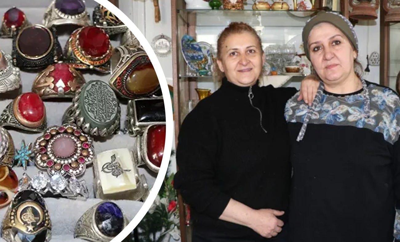 Babalarının antika merakı kızlarının mesleği oldu: Aynı binada rakip oldular!