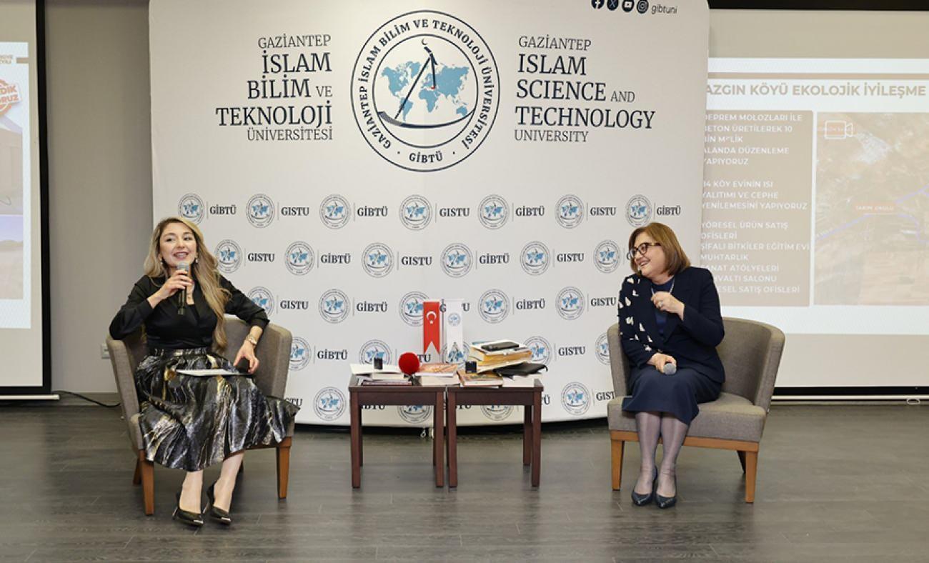 Fatma Şahin "Geleceği İnşa Eden Kadınlar" programında &ouml;nemli mesajlar verdi