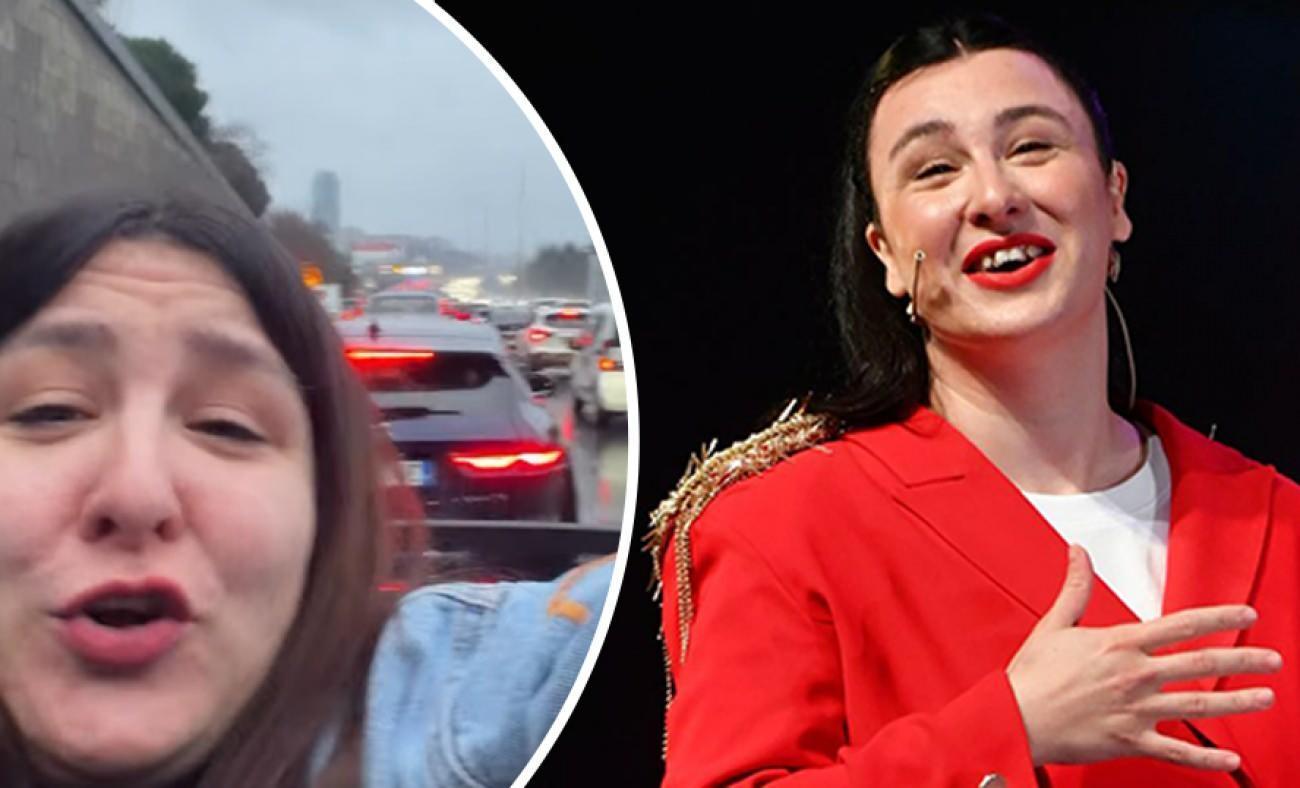 Yasemin Sakallıoğlu'ndan bayram trafiğinde esprili paylaşım! "Eski Bayramlar Yok"