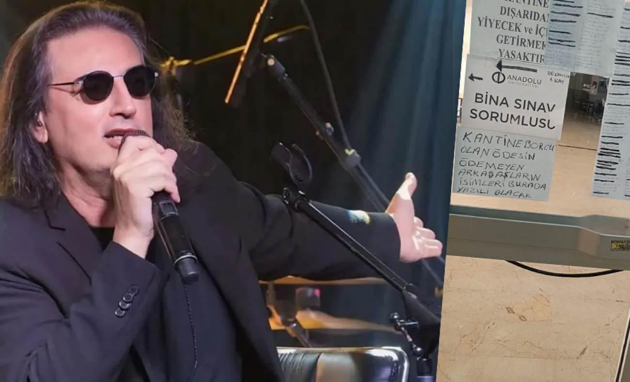 &Uuml;nl&uuml; şarkıcı &Ccedil;elik borcunu &ouml;demeyen &ouml;ğrencileri ifşa eden kantinciye ateş p&uuml;sk&uuml;rd&uuml;!