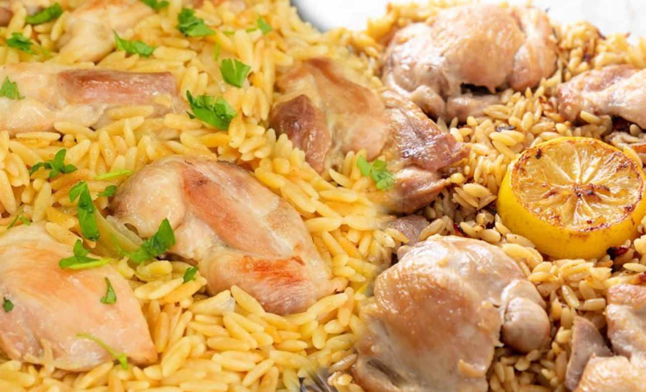 30 dakikada hazır! Tavuklu arpa şehriye pilavı tarifi