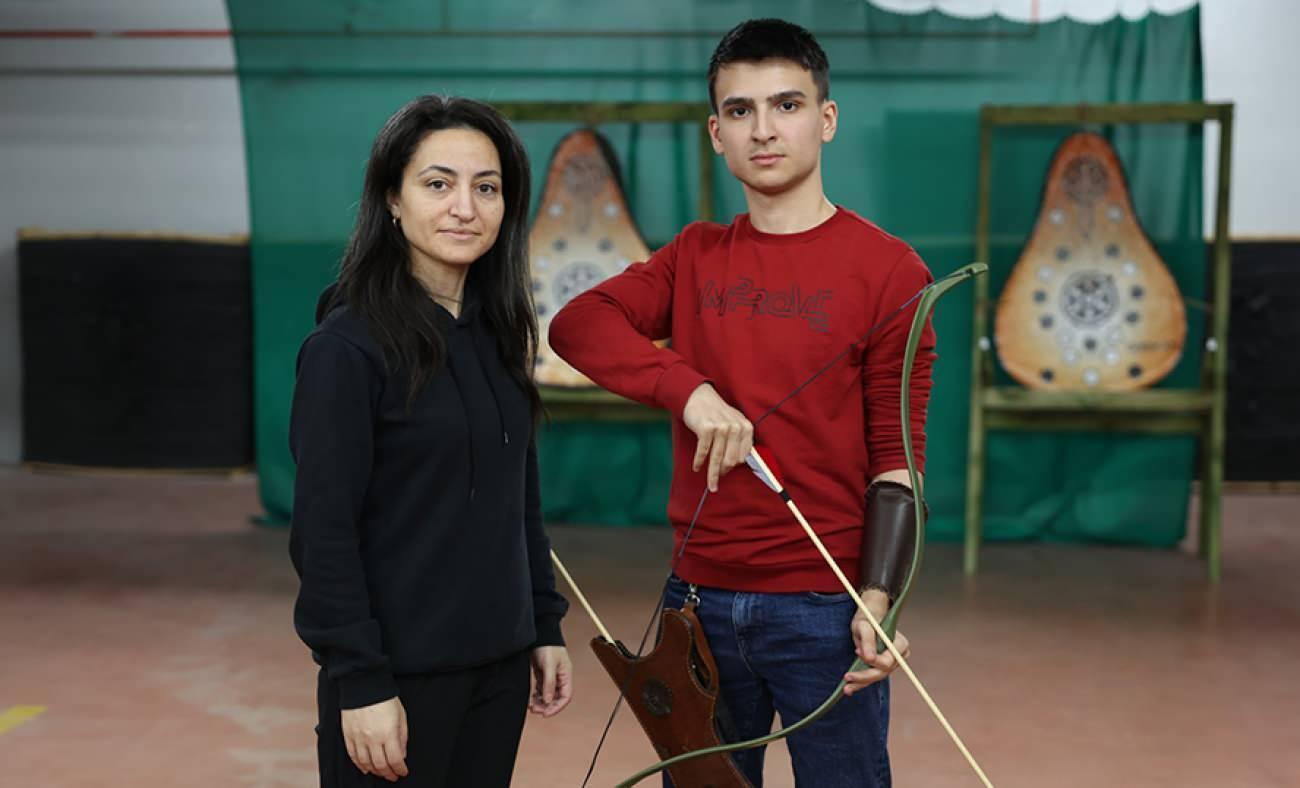 Ok atmayı &ouml;ğrendi, tarihi dizilerde rol kaptı 