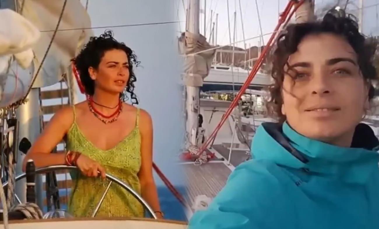 19 yıldır teknede yaşıyor! Yeşim B&uuml;ber'in aldığı karar ortaya &ccedil;ıktı