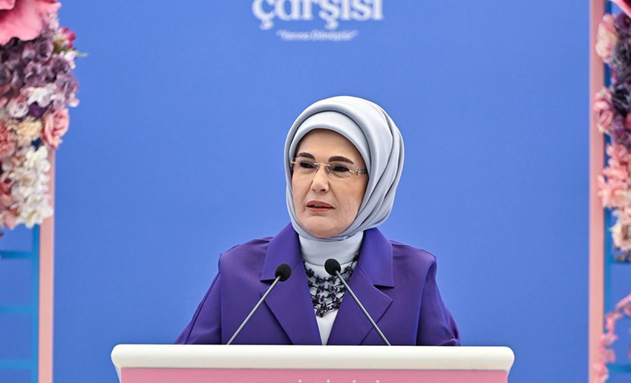 Emine Erdoğan'dan TOGEM-DER'in Cemre &Ccedil;arşısı'na ilişkin paylaşım