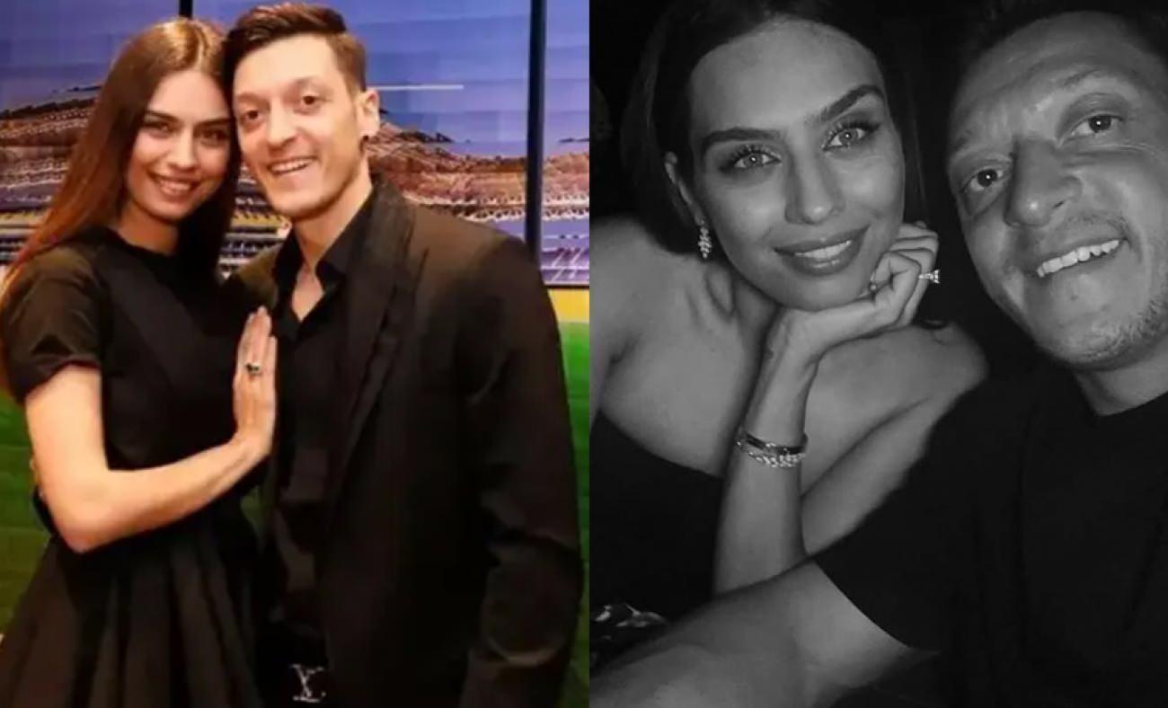 Mesut &Ouml;zil'den eşi Amine G&uuml;lşe'nin 33. yaş g&uuml;n&uuml;nde romantik paylaşım!