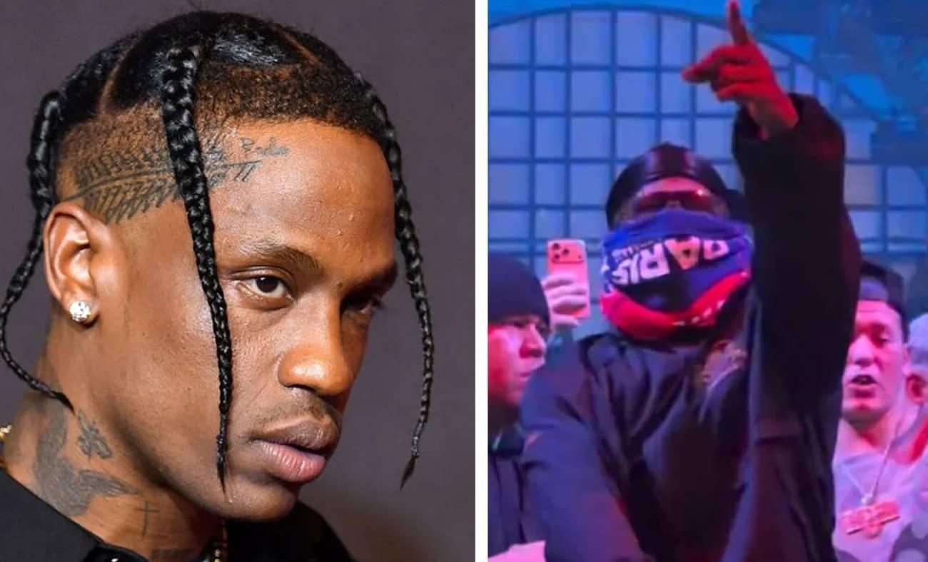 Dubl&ouml;r kullandığı iddia edilmişti: Travis Scott'tan kulisten fotoğraflı yanıt!