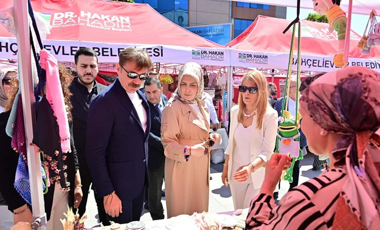 Bah&ccedil;elievler&rsquo;de kadın emeği festivali kapılarını a&ccedil;tı
