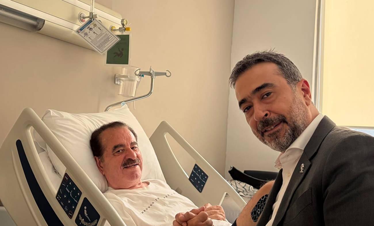 AK Partili Hakan Han &Ouml;zcan'dan İbrahim Tatlıses'e ge&ccedil;miş olsun ziyareti