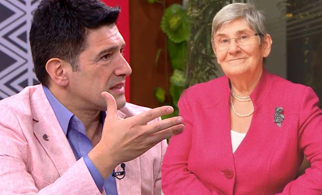 Canan Karatay'dan Hakan Ural'a canlı yayında esprili g&ouml;nderme: "5 kuruşa 4 takla atan adamsın"