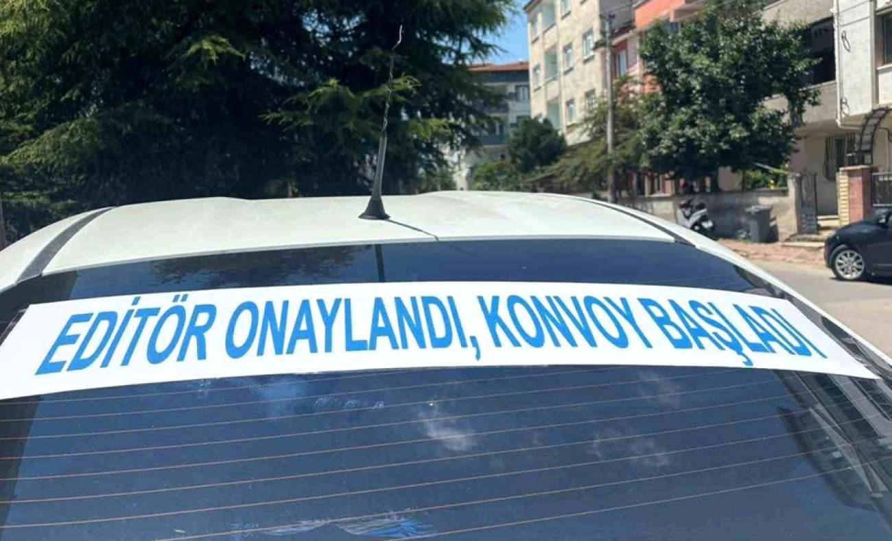 Ezber bozan d&uuml;ğ&uuml;n konvoyu! "Babam haber yapar, ben manşet olurum!" 