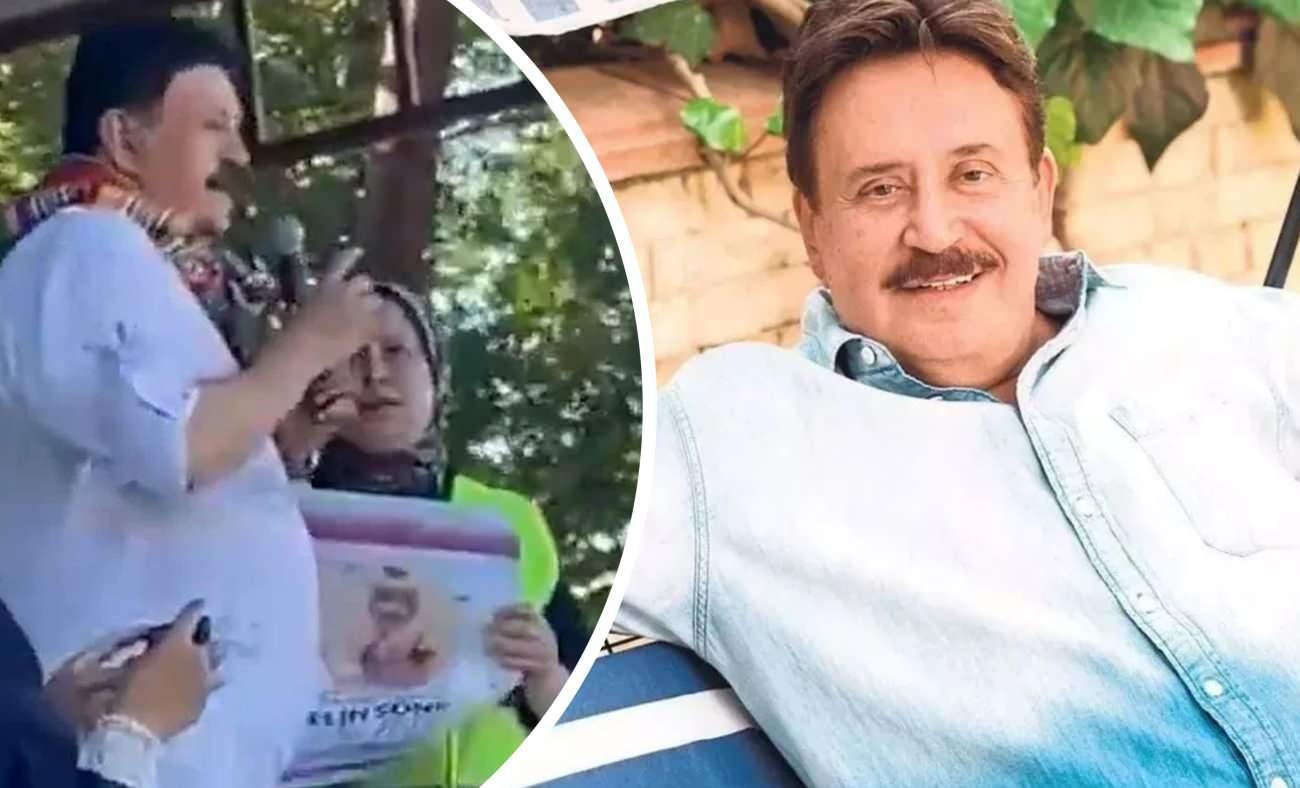G&ouml;khan G&uuml;ney topa tutuldu: Acılı annenin s&ouml;z&uuml;n&uuml; kesip şarkı s&ouml;ylemek istedi!
