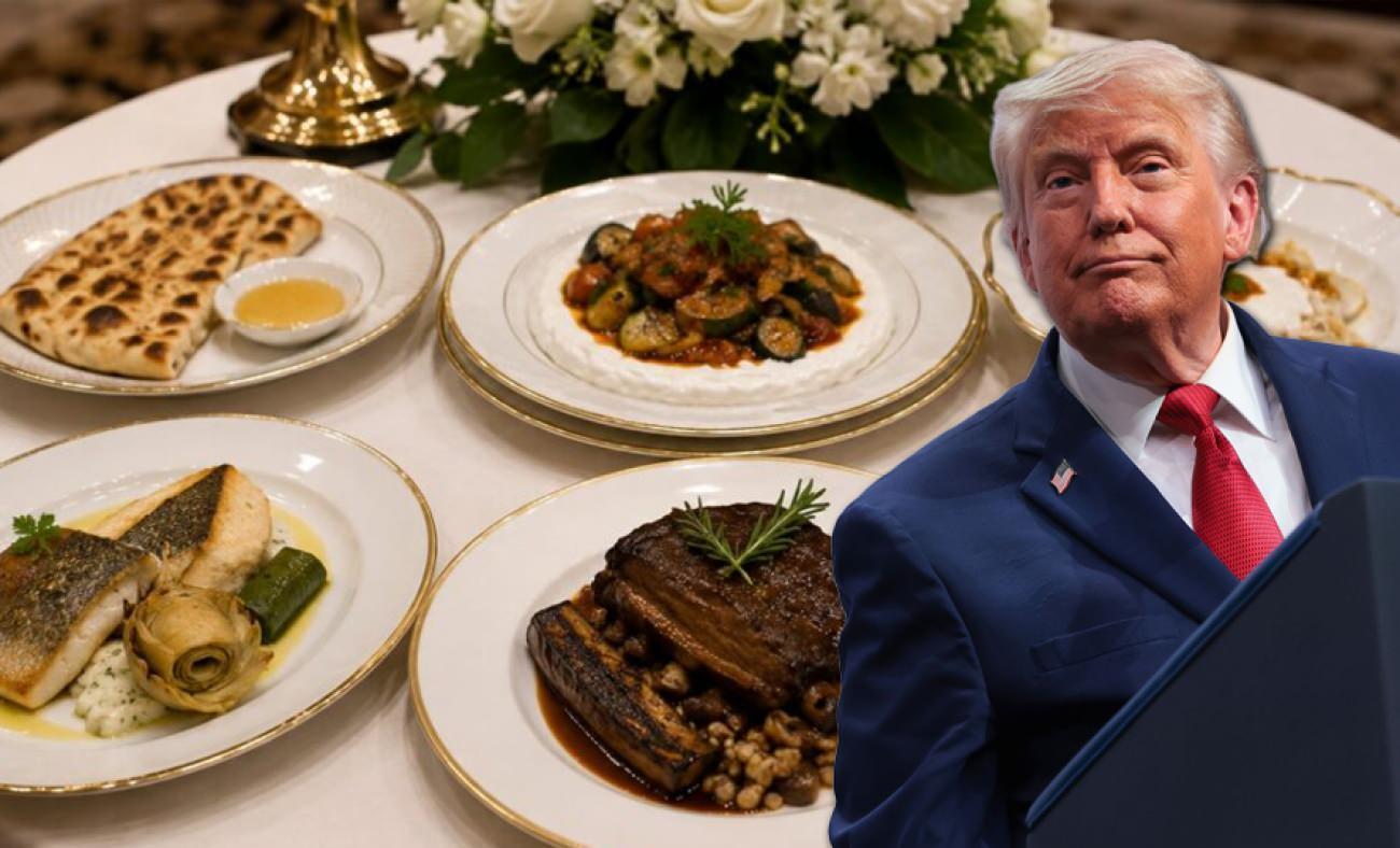 Trump T&uuml;rk mutfağına hayran kaldı: Yemeklere tam not verdi!