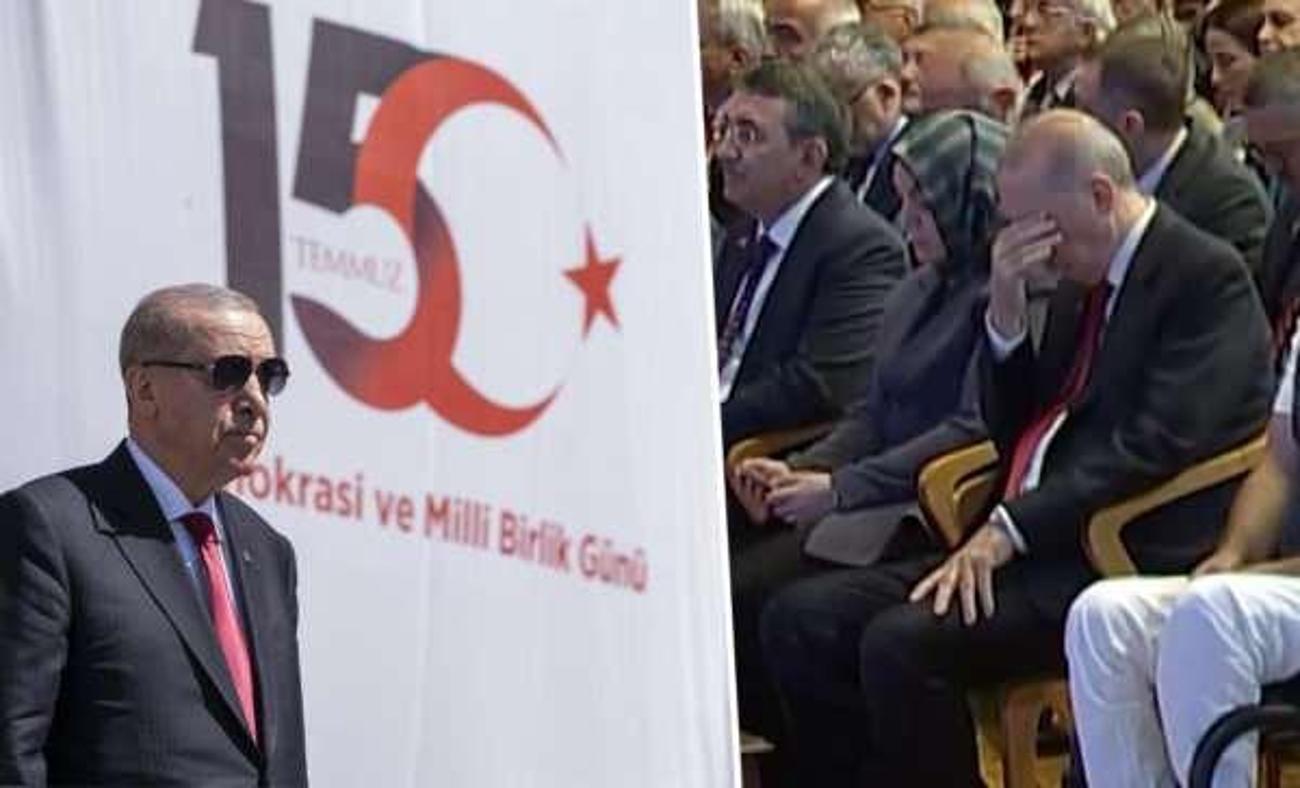 Cumhurbaşkanı Erdoğan, 15 Temmuz anma programında duygusal anlar yaşadı