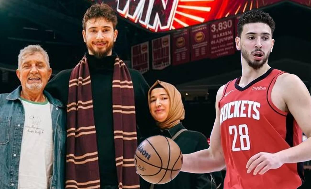Milli basketbolcu Alperen Şeng&uuml;n'den b&uuml;y&uuml;k vefa &ouml;rneği! Ailesine servet değerinde hediye aldı