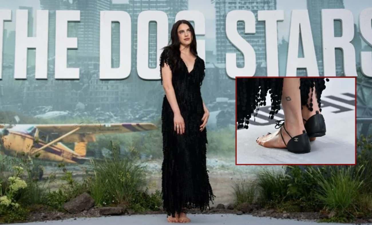 Margaret Qualley'in tabansız ayakkabısı hayrete d&uuml;ş&uuml;rd&uuml;! Fiyatı sosyal meydanın diline d&uuml;şt&uuml;