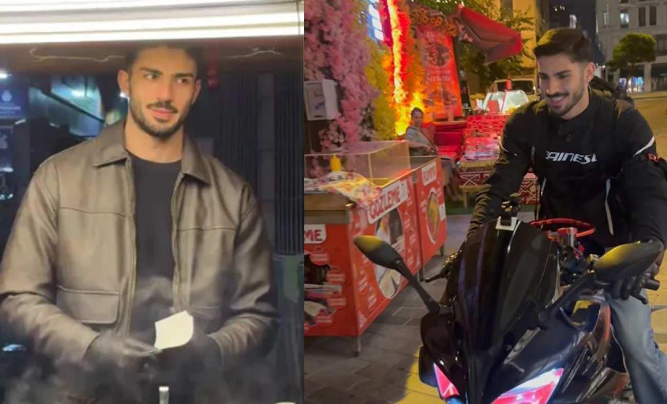 Mısır tezgahıyla &uuml;nlenmişti! Yakışıklı mısırcının 1,5 milyon TL'lik yeni oyuncağı g&uuml;ndem oldu
