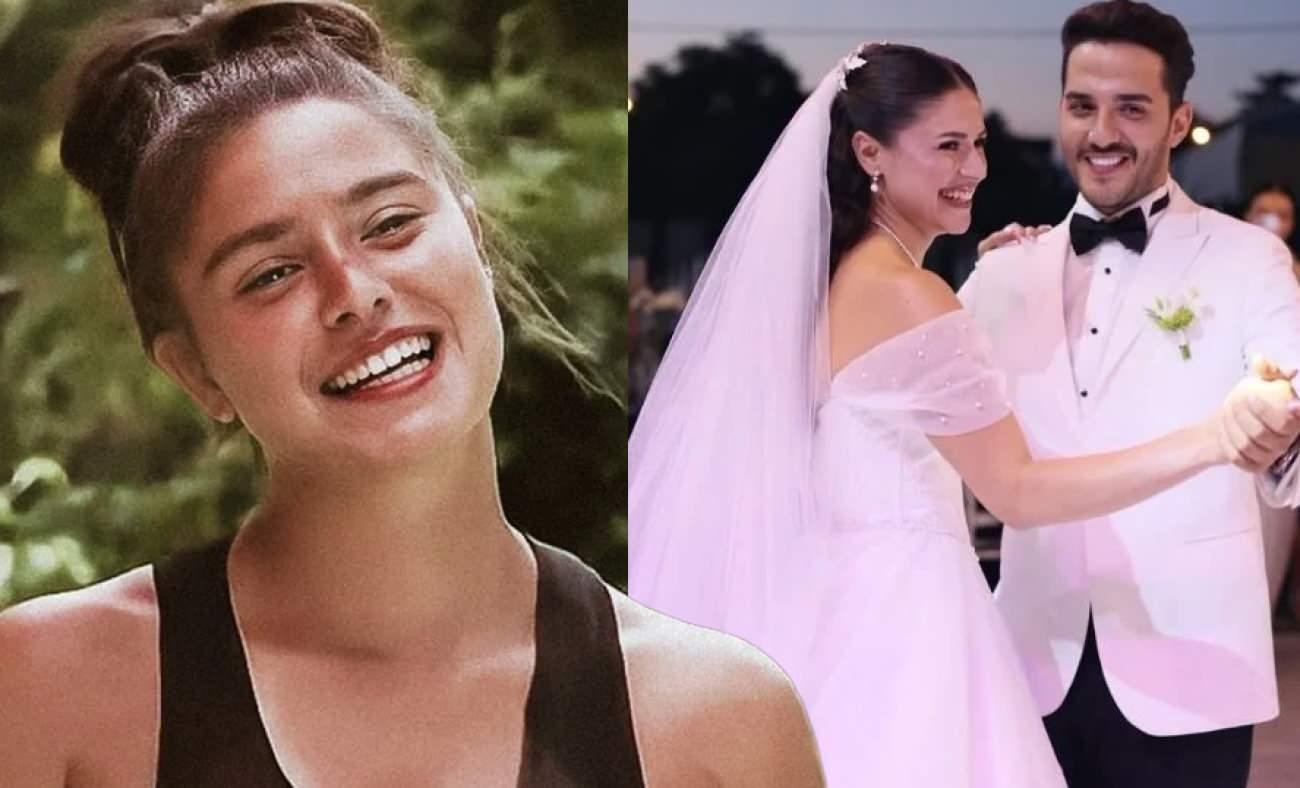 Survivor Ayşe Y&uuml;ksel evlendi! Gelinliği tam not aldı
