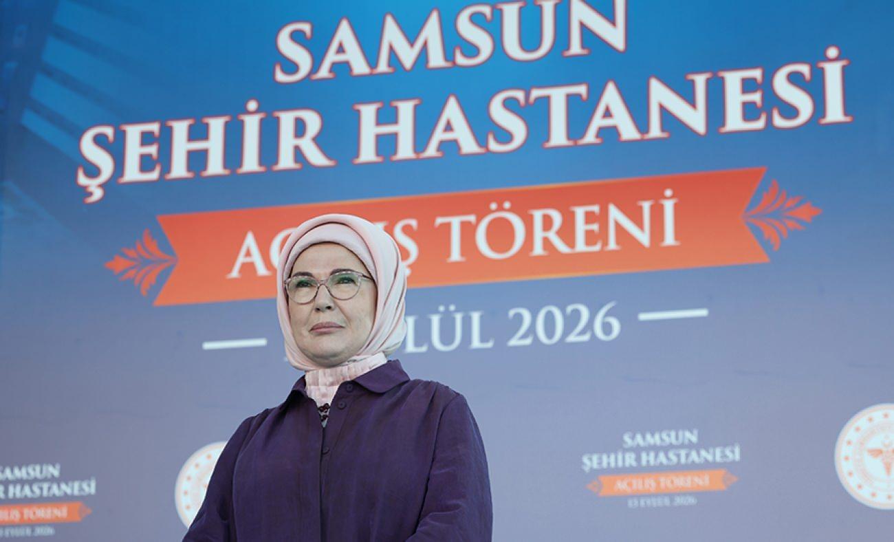 Emine Erdoğan'dan Samsun Şehir Hastanesi A&ccedil;ılış T&ouml;reni'ne ilişkin paylaşım