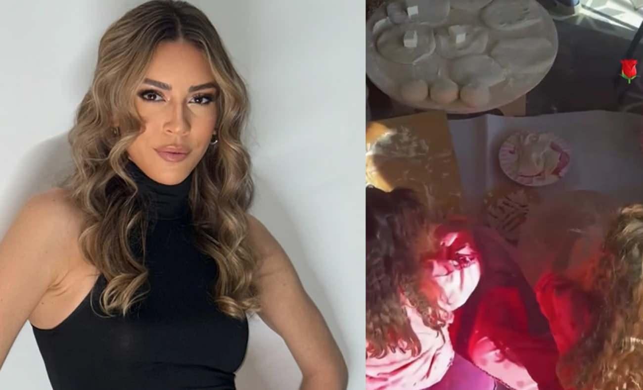 Sinem Kobal&rsquo;ın kızları h&uuml;nerlerini sergiledi! Hamur a&ccedil;tıkları anlar beğeni topladı