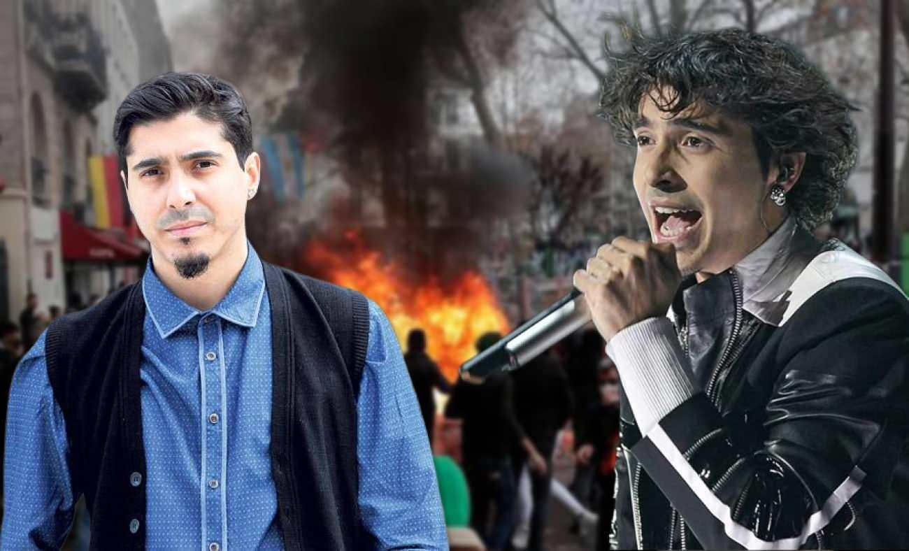 Paris&rsquo;te ortalık karıştı! Manga&rsquo;nın solisti Ferman Akg&uuml;l protestoların ortasında kaldı