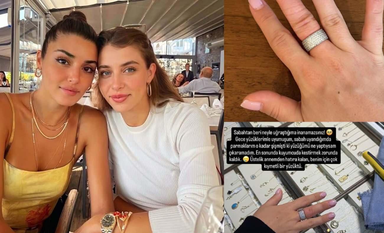 Karnı burnunda Gamze Er&ccedil;el'i &uuml;zen olay! Hemen kuyumcuya koştu