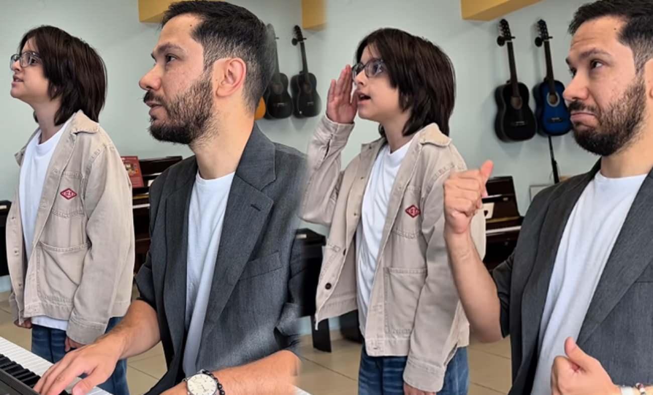 Hocası paylaştı sosyal medya yıkıldı! K&uuml;&ccedil;&uuml;k vokalin videosu 35 milyon izlendi!
