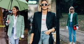 Blazer ceket ve denim modası kombin önerileri