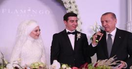 Başkan Erdoğan Kayseri'de nikah şahidi oldu