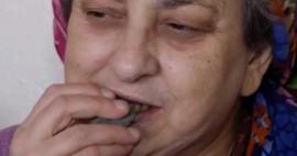50 yıldır beton yiyen kadını görenler ağzı açık kaldı