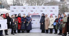 AK Parti İstanbul Kadın Kolları Sevdam İstanbul yürüyüşünde!