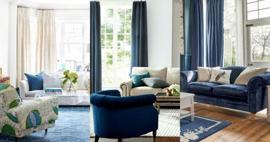 Lacivert ve mavi koltuk dekorasyonları nasıl yapılır?