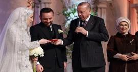 Başkan Erdoğan, yeğeni Sevde Erdoğan ile Ersin Özsoy'un nikah şahidi oldu!