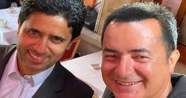 PSG'nin milyarder başkanı Nasır el-Halifi Acun Ilıcalı ile bir araya geldi!