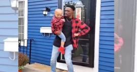 Oğlunun kanseri yenmesini dans ederek kutladı!