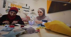 Gazzeli iki kadın mimar Ramazan süslemeleriyle alkış topladı!