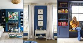 Salon ve yatak odalarında mavi nasıl kullanılır? Mavi ev dekorasyonu nasıl yapılır?