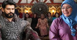 Malezya Kraliçesi Tunku Azizah Kuruluş Osman setini ziyaret etti! 'Tarih dersi veriyorsunuz'