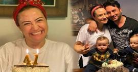 Ezgi Sertel 41'nci yaşını ikizleriyle kutladı! Herkes o görüntüleri konuşuyor