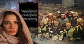Demet Özdemir'den deprem için çalışan maden işçilerine teşekkür etti! "Sizi unutmayacağız"